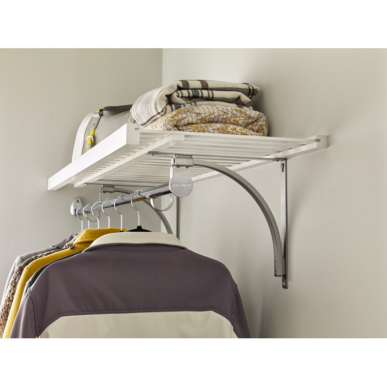 ClosetMaid Premium Wood Shelving Hang Rod Support Hook & Reviews Wayfair